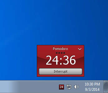 pomodoro pc app that is automatci